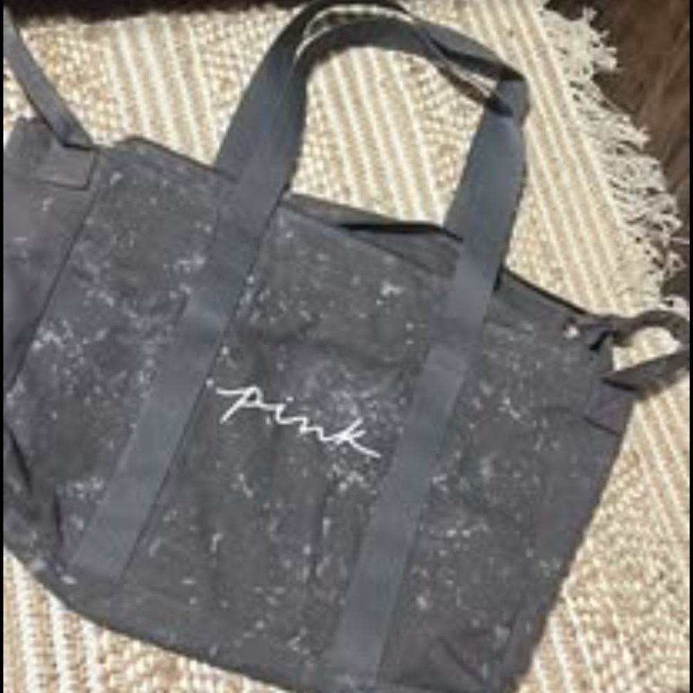 PINK Victoria's Secret Gray Tote Bag